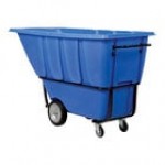 Vestil TDT-100-HD-RED 1 Cu. Yd. Red Heavy-Duty Bulk Tilt Truck - 2,100 lb. Capacity Vestil TDT-100-HD-RED 1 Cu. Yd. Red Heavy-Duty Bulk Tilt Truck - 2,100 lb. Capacity