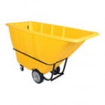 Vestil TDT-100-HD-RED 1 Cu. Yd. Red Heavy-Duty Bulk Tilt Truck - 2,100 lb. Capacity Vestil TDT-100-HD-RED 1 Cu. Yd. Red Heavy-Duty Bulk Tilt Truck - 2,100 lb. Capacity