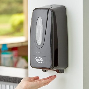 Novo Black Touch-Free Automatic Foam Hand Soap / Sanitizer Dispenser 33.8 fl. oz. (1000 mL)