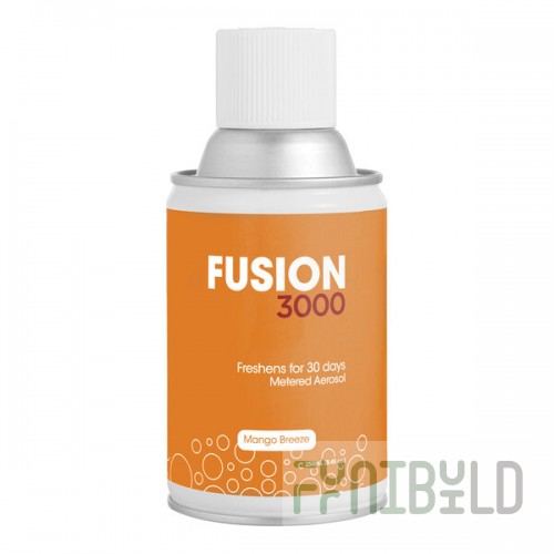 Fresh Products Fusion 3000 MAIR-F-000I012M-75 8.45 oz. Mango Breeze Scent Metered Aerosol Air Freshener Refill - 12/Case