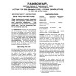 Rainbowair 5210-II Activator Ozone Generator Air Purifier