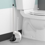Lavex Toilet Bowl Brush and Toilet Plunger Set with Caddy Lavex Toilet Bowl Brush and Toilet Plunger Set with Caddy