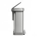 simplehuman CW2116 15.3 Gallon / 58 Liter Brushed Stainless Steel Dual Compartment Rectangular Front Step-On Trash and Recycling Can with Liner Pocket simplehuman CW2116 15.3 Gallon / 58 Liter Brushed Stainless Steel Dual Compartment Rectangular Front Step-On Trash and Recycling Can with Liner Pocket