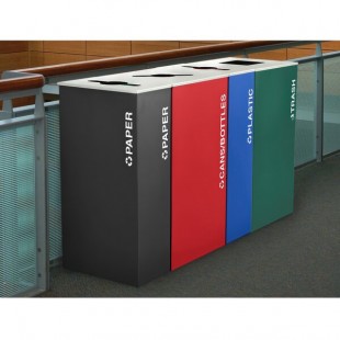 Ex-Cell Kaiser RC-KD17-PL RYX Kaleidoscope XL Series Royal Blue Texture 17 Gallon Customizable Rectangular Plastic Receptacle Ex-Cell Kaiser RC-KD17-PL RYX Kaleidoscope XL Series Royal Blue Texture 17 Gallon Customizable Rectangular Plastic Receptacle
