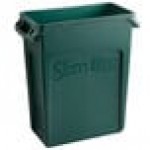 Rubbermaid® 1955960 Slim Jim 64 Qt. / 16 Gallon Green Rectangular Trash Can Rubbermaid® 1955960 Slim Jim 64 Qt. / 16 Gallon Green Rectangular Trash Can