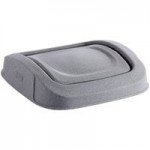 Toter SOL25-00GST Graystone Square Open-Top Lid for 25 Gallon Slimline Trash Cans Toter SOL25-00GST Graystone Square Open-Top Lid for 25 Gallon Slimline Trash Cans