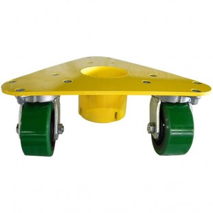 Bond 2000 lb. Extreme Weight Steel Triangular Cup Dolly with Phenolic Casters 5500 PH Bond 2000 lb. Extreme Weight Steel Triangular Cup Dolly with Phenolic Casters 5500 PH