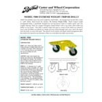 Bond 2000 lb. Extreme Weight Steel Triangular Cup Dolly with Phenolic Casters 5500 PH Bond 2000 lb. Extreme Weight Steel Triangular Cup Dolly with Phenolic Casters 5500 PH