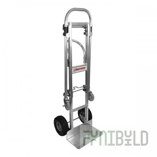 B&P Manufacturing S Series Senior 500 lb. Straight Back Convertible Hand Truck with Loop Handle and 10