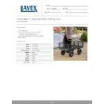 Lavex 800 lb. Steel Garden / Utility Cart Lavex 800 lb. Steel Garden / Utility Cart
