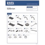 Lavex 800 lb. Steel Garden / Utility Cart Lavex 800 lb. Steel Garden / Utility Cart