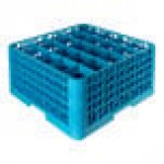 Carlisle RG25-414 OptiClean 25 Compartment Glass Rack with 4 Extenders