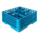 Carlisle RG25-414 OptiClean 25 Compartment Glass Rack with 4 Extenders