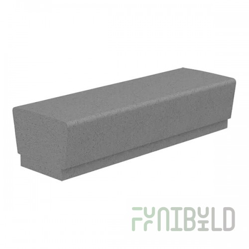 Wausau Tile Our Town 6' Concrete Bench - 72