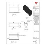 Wausau Tile Our Town 6' Concrete Bench - 72