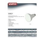 Satco S9621 9.5 Watt (65 Watt Equivalent) Frosted Warm White LED Flood Lamp Reflector Light Bulb - 120V (BR30) Satco S9621 9.5 Watt (65 Watt Equivalent) Frosted Warm White LED Flood Lamp Reflector Light Bulb - 120V (BR30)