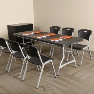 Lifetime 480310 Black Stackable Chair - 4/Pack Lifetime 480310 Black Stackable Chair - 4/Pack