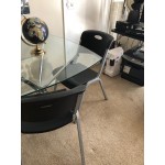Lifetime 480310 Black Stackable Chair - 4/Pack