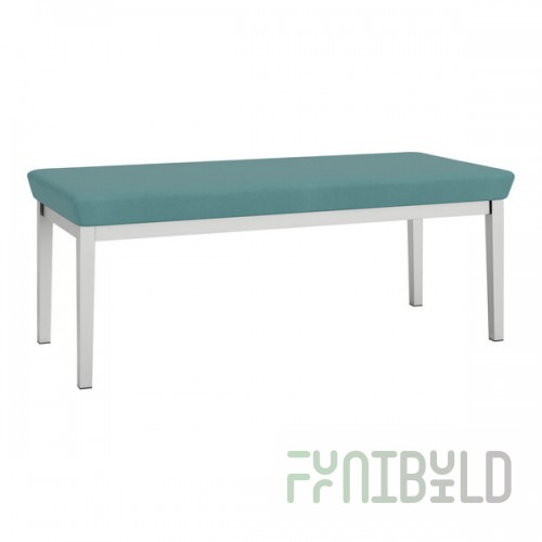 Lesro Lenox Steel Patriot Plus Sea Vinyl 2-Seat Bench
