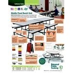 National Public Seating MTFB12 12 Foot Mobile Cafeteria Table with MDF Core