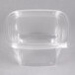 Sabert SureStrip® 16 oz. Clear PETE Square Tamper-Evident, Tamper-Resistant Bowl with Lid - 250/Case Sabert SureStrip® 16 oz. Clear PETE Square Tamper-Evident, Tamper-Resistant Bowl with Lid - 250/Case