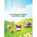 Fabri-Kal GXL345PC Greenware 3.25-4 oz. Compostable Clear Plastic Souffle / Portion Cup Lid - 125/Pack Fabri-Kal GXL345PC Greenware 3.25-4 oz. Compostable Clear Plastic Souffle / Portion Cup Lid - 125/Pack