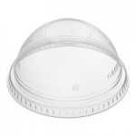 Fabri-Kal GXL345PC Greenware 3.25-4 oz. Compostable Clear Plastic Souffle / Portion Cup Lid - 125/Pack Fabri-Kal GXL345PC Greenware 3.25-4 oz. Compostable Clear Plastic Souffle / Portion Cup Lid - 125/Pack
