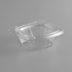Dart ClearPac SafeSeal 4 oz. Tamper-Resistant, Tamper-Evident Hinged Container with Flat Lid - 400/Case Dart ClearPac SafeSeal 4 oz. Tamper-Resistant, Tamper-Evident Hinged Container with Flat Lid - 400/Case