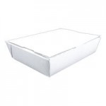 Fold-Pak 02BPDINEWM Bio-Pak Dine White Microwavable Paper #2 Take-Out Container 7 3/4 Fold-Pak 02BPDINEWM Bio-Pak Dine White Microwavable Paper #2 Take-Out Container 7 3/4