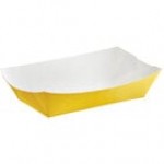 #500 5 lb. Natural Eco-Kraft Customizable Paper Food Tray - 250/Pack #500 5 lb. Natural Eco-Kraft Customizable Paper Food Tray - 250/Pack