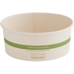 World Centric 24 oz. NoTree Compostable Wide Bio Lined Paper Food Cup - 300/Case World Centric 24 oz. NoTree Compostable Wide Bio Lined Paper Food Cup - 300/Case