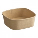 Choice 16 oz. Square Polypropylene Take-Out Lid - 300/Case Choice 16 oz. Square Polypropylene Take-Out Lid - 300/Case