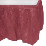 Creative Converting 953122 Burgundy 3-Ply Guest Towel / Buffet Napkin - 192/Case Creative Converting 953122 Burgundy 3-Ply Guest Towel / Buffet Napkin - 192/Case