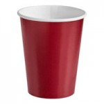 Creative Converting 953122 Burgundy 3-Ply Guest Towel / Buffet Napkin - 192/Case Creative Converting 953122 Burgundy 3-Ply Guest Towel / Buffet Napkin - 192/Case