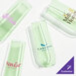 Tossware POP 9 oz. Customizable Plastic Mint Green Flute Glass - 252/Case