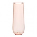 Tossware POP 9 oz. Customizable Plastic Mint Green Flute Glass - 252/Case