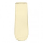 Tossware POP 9 oz. Customizable Plastic Mint Green Flute Glass - 252/Case