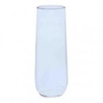 Tossware POP 9 oz. Customizable Plastic Mint Green Flute Glass - 252/Case