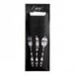 Dinex Black Enjoy Large Paper Cutlery Caddy with Napkin - 325/Case