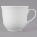 Libbey Slenda 9 oz. Royal Rideau White Porcelain Cup - Sample Libbey Slenda 9 oz. Royal Rideau White Porcelain Cup - Sample