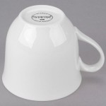 Libbey Slenda 9 oz. Royal Rideau White Porcelain Cup - Sample Libbey Slenda 9 oz. Royal Rideau White Porcelain Cup - Sample