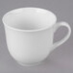 Libbey Slenda 9 oz. Royal Rideau White Porcelain Cup - Sample Libbey Slenda 9 oz. Royal Rideau White Porcelain Cup - Sample