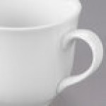 Libbey Slenda 9 oz. Royal Rideau White Porcelain Cup - Sample Libbey Slenda 9 oz. Royal Rideau White Porcelain Cup - Sample