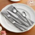 Acopa Harmony 18/8 Stainless Steel Extra Heavy Weight Flatware 5 Piece Set - Sample