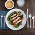Acopa Harmony 18/8 Stainless Steel Extra Heavy Weight Flatware 5 Piece Set - Sample