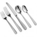Acopa Harmony 18/8 Stainless Steel Extra Heavy Weight Flatware 5 Piece Set - Sample