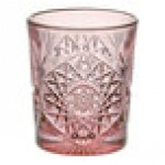 Libbey Hobstar 12 oz. Blush Rocks / Double Old Fashioned Glass - Sample