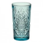 Libbey Hobstar 12 oz. Blush Rocks / Double Old Fashioned Glass - Sample