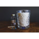 Libbey Hobstar 12 oz. Blush Rocks / Double Old Fashioned Glass - Sample
