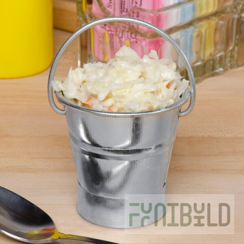 American Metalcraft GP2 Mini Galvanized Pail - 2 1/2